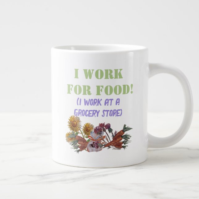 JAG ARBETAR FÖR LIVSMEDEL (JAG jobbar på en affär  Jumbo Mugg (Höger)