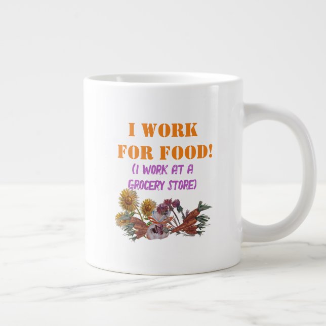 JAG ARBETAR FÖR LIVSMEDEL (JAG jobbar på en affär  Jumbo Mugg (Höger)