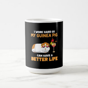 Jag arbetar hårt för att min Guinea Gris ska få et Kaffemugg