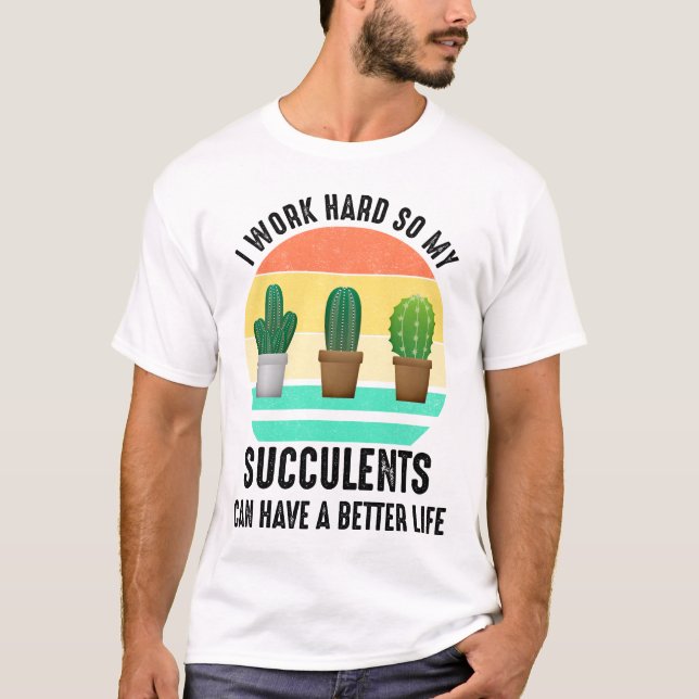 Jag arbetar hårt så att lyckade kan få ett bättre  t shirt (Framsida)