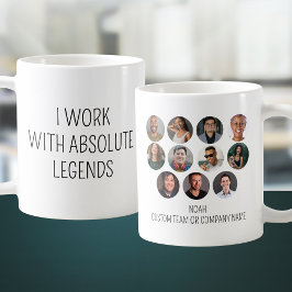 Jag arbetar med absolut förklaring 11 Photo Office Kaffemugg