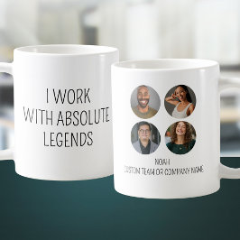 Jag arbetar med absolut förklaring 4 Photo Office  Kaffemugg