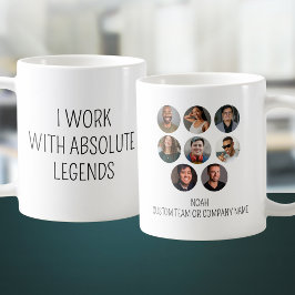 Jag arbetar med absolut förklaring 8 Photo Office  Kaffemugg