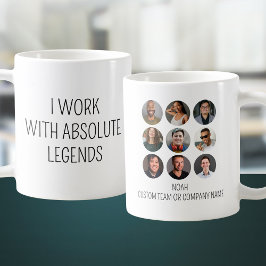 Jag arbetar med absolut förklaring 9 Photo Office  Kaffemugg