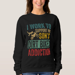 Jag arbetar med att stödja min Sons Dirt Bikes-til T Shirt