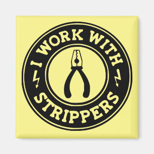 Jag arbetar med strippor #USAPatriotGraphics © Magnet