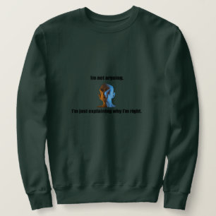 Jag argumenterar inte för Sweatshirt