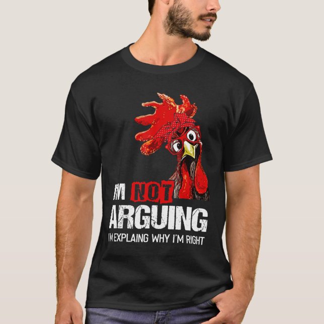 Jag Argumenterar Inte Jag Förklarar Bara Varför Ja T Shirt (Framsida)