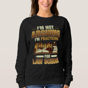 Jag argumenterar inte, jag tränar för juristutbild t shirt
