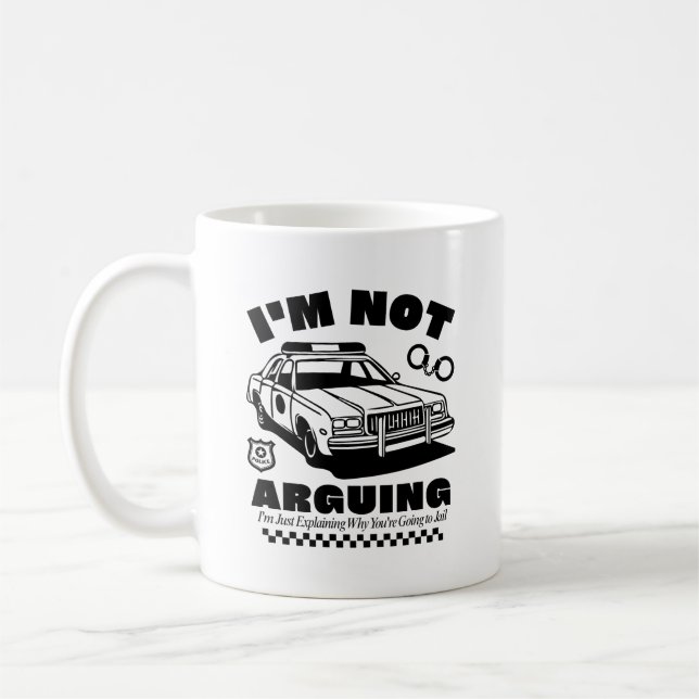 Jag argumenterar inte kaffemugg (Vänster)