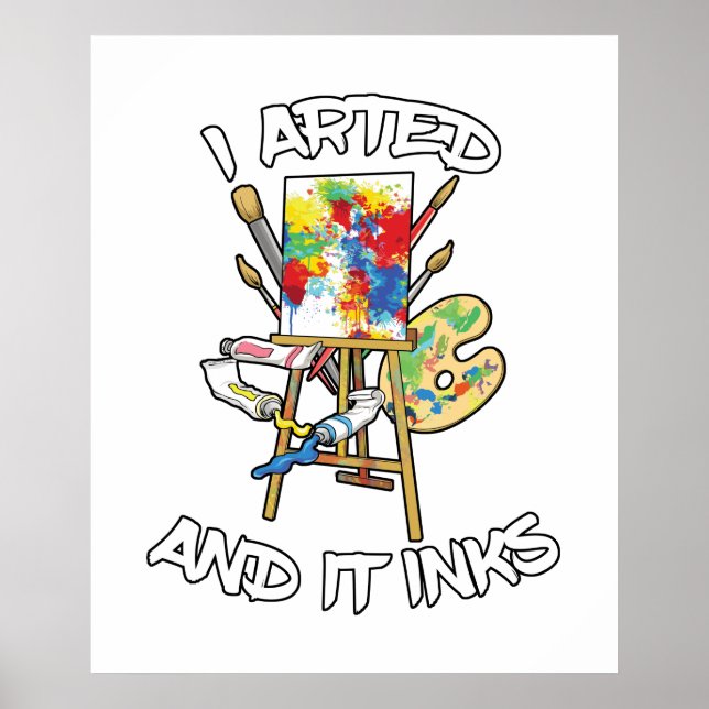 Jag Armade och det Bläck Poster (Framsidan)