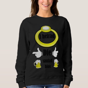 Jag ärvde möhippan endast schwabisk möhippa t shirt