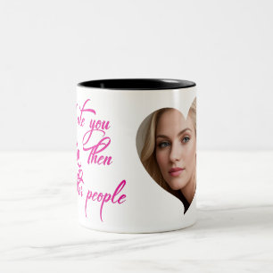 Jag åt dig mindre än andra Två-Tonad mugg