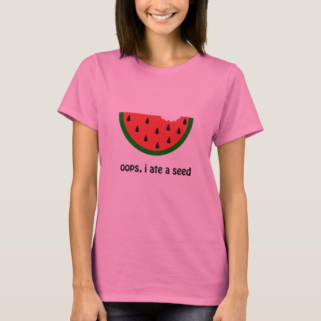 Jag åt en sädesförlossning t-shirt (Framsida)