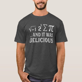 Jag åt lite paj jag 8 lite pi t shirt