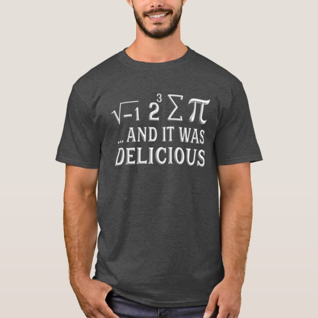 Jag åt lite paj jag 8 lite pi t shirt (Framsida)
