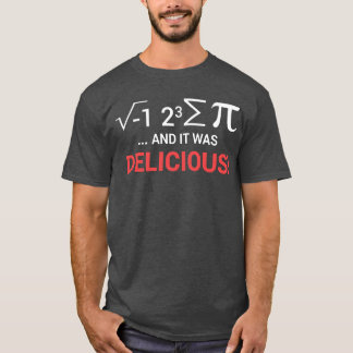 Jag åt lite paj matematik familj t shirt