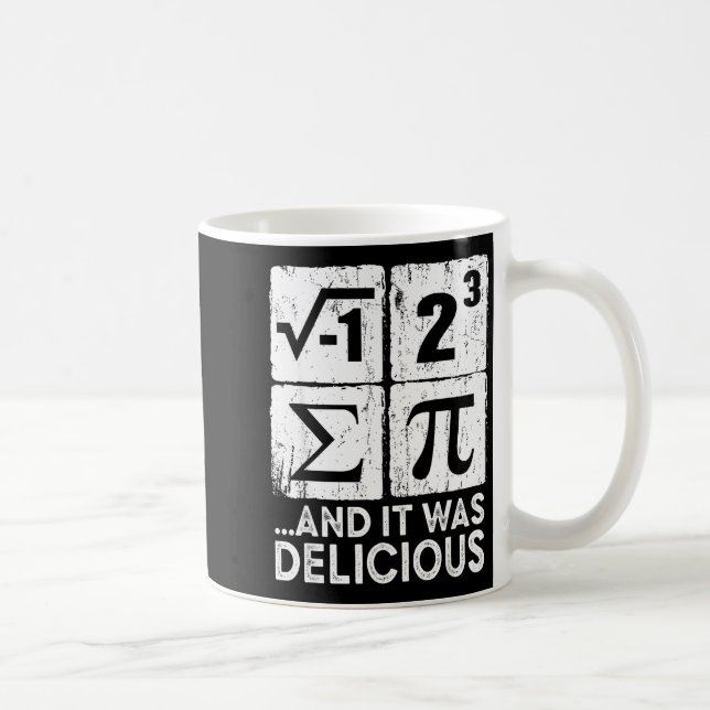 Jag åt lite paj och det var gott Rolig Pi-dag M Kaffemugg (Höger)