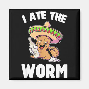Jag åt masken rolig dricka cinco de mayo rolig magnet
