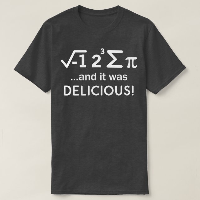 Jag åt några Paj Funny Pi Day Math Älskare-skämt T Shirt (Design framsida)