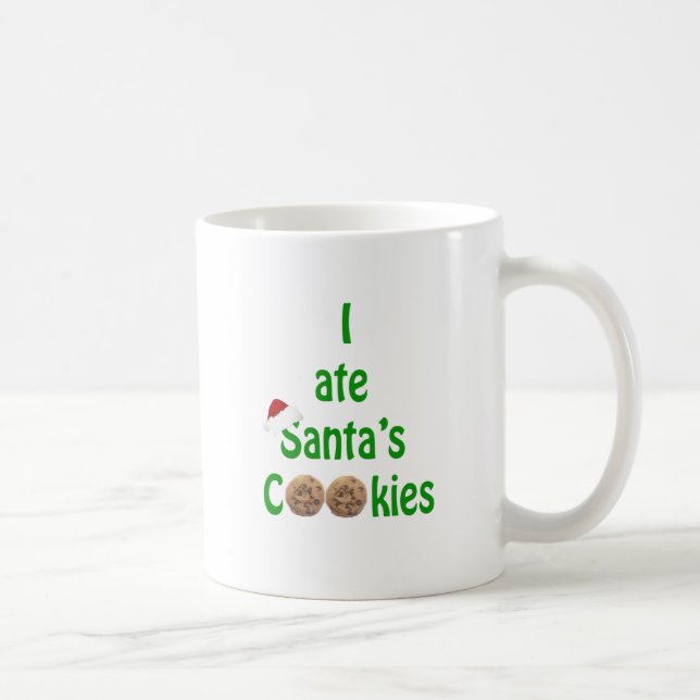 Jag åt Santa's Cookies Kaffemugg (Höger)