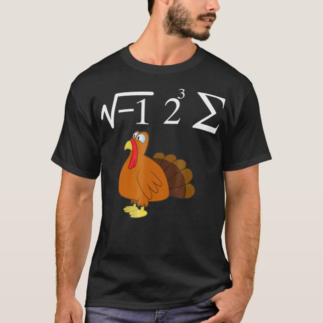 Jag Ate hela Turkiet-Thanksgivingen Math T S Shirt (Framsida)