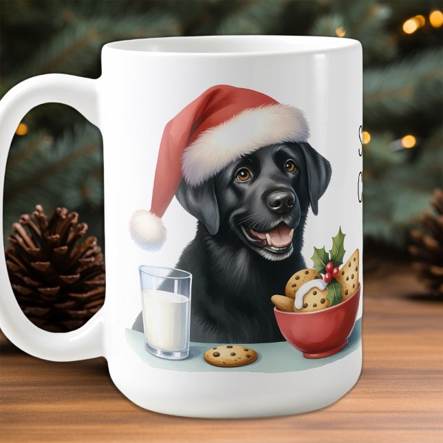 Jag Ate Santa's Cookies Labrador Puppy Hund jul Kaffemugg (Skapare uppladdad)