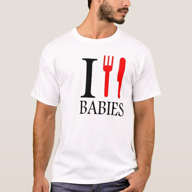 Jag äter babyar tröja (Framsida)