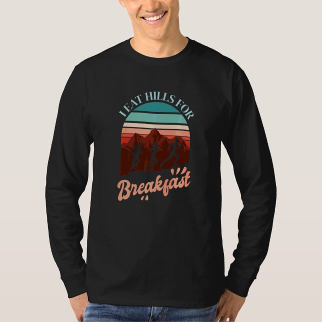 Jag äter Backe för frukost Trail 1 T Shirt (Framsida)