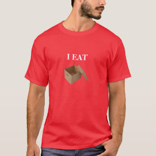 Jag äter boxas (vittext) t shirt