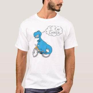Jag äter cancerblått t-shirt