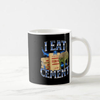 Jag Äter Cement Förbannad Katt Roligt Sällsynt Mem Kaffemugg