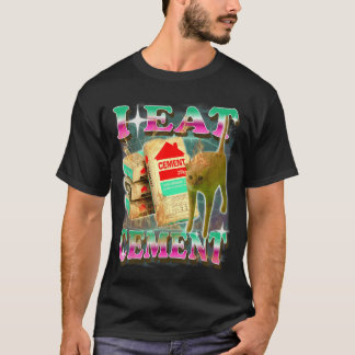 Jag äter cement Roligt katt-meme Absurt Surrealist T Shirt