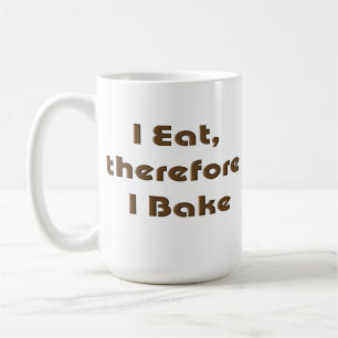 Jag äter, därför bakar jag kaffemugg