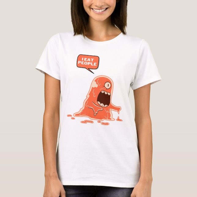 Jag äter folk t shirt (Framsida)