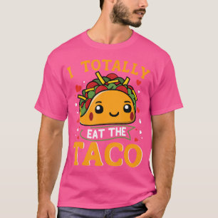 Jag äter helt och hållet Taco Funny Mexican Food T Shirt