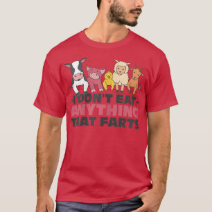 Jag äter ingenting som är roligt för Vegetarian. T Shirt