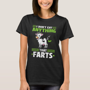 Jag äter ingenting som Farts Vegan Vegetarian C. T Shirt