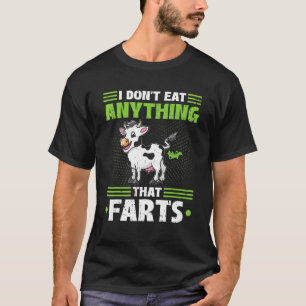 Jag äter ingenting som Farts Vegan Vegetarian C. T Shirt