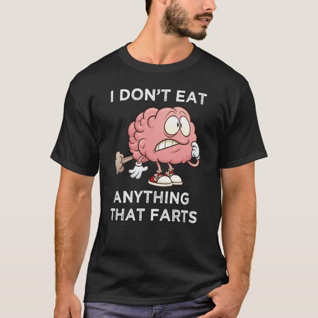 Jag äter ingenting som går t shirt (Framsida)
