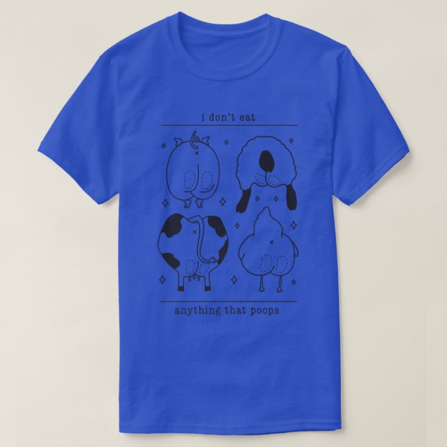 Jag äter ingenting som poppar.. t shirt (Design framsida)