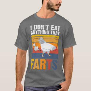 Jag äter ingenting som serverar kycklingvegetaria t shirt