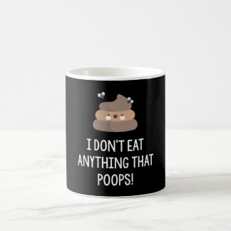 Jag äter ingenting som spottar! kaffemugg
