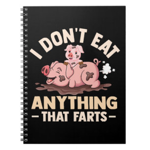 Jag Äter Inget Som Fjärtar Anteckningsbok