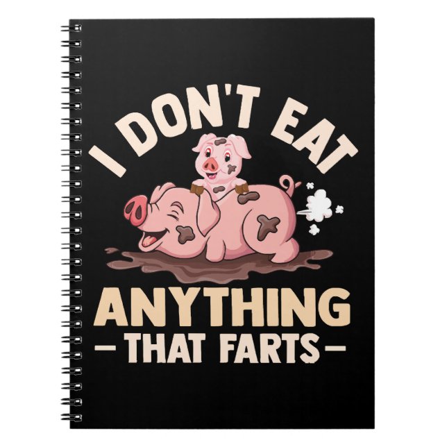 Jag Äter Inget Som Fjärtar Anteckningsbok (Framsidan)