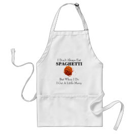 JAG ÄTER INTE ALLTID SPAGHETTI FÖRKLÄDE