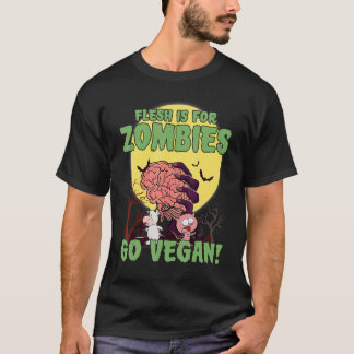 Jag Äter Inte Djur Jag Behöver Endast Hjärna Vegan T Shirt