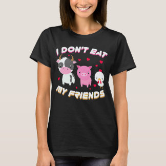 Jag Äter Inte Min Vän Vegansk Frukt Vegetarian T Shirt