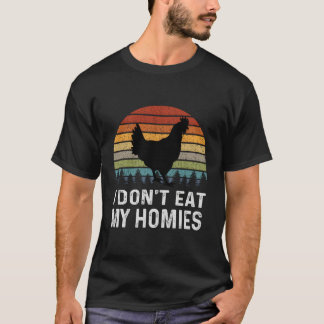 Jag äter inte mina drömmar Retro Vegan Veganism T Shirt