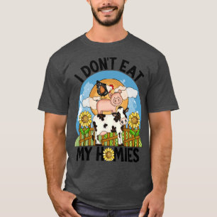 Jag äter inte mina Homies Vegan Älskare S-djur så T Shirt